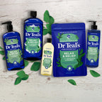 Dr Teal's Epsom Salt Magnesium Soak, Relax & Relief with Eucalyptus & Spearmint Essential Oils, 3 lbs