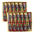Zenia (Pack of 3) 100% Natural Henna Hair Color Paste Hair Dye Cones Dark Reddish-Brown Color 25g Each Cone