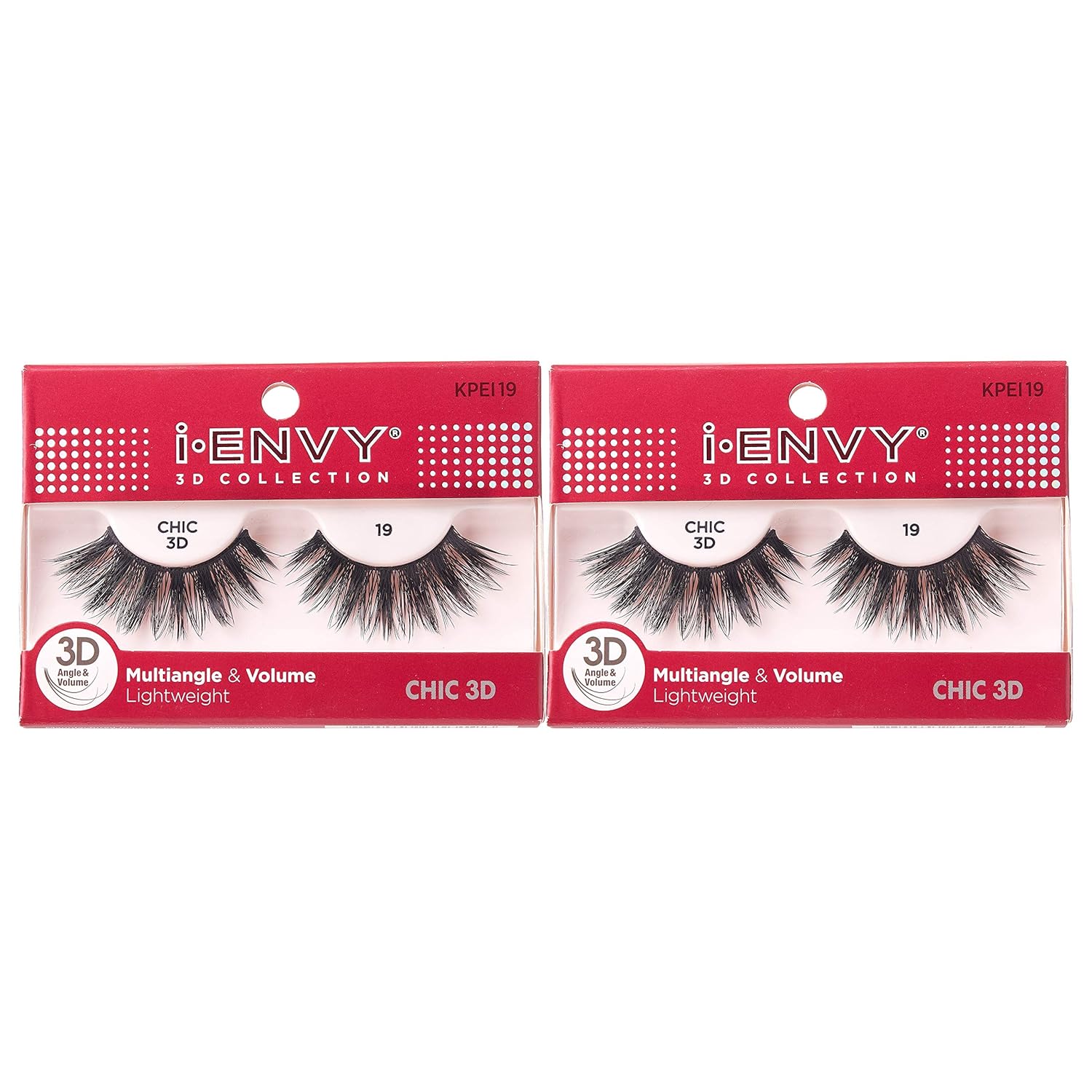 Buy now i-Envy 3D Glam Collection Multi-angle & Volume (2 PACK, KPEI14) 1 Count (Pack of 2) KPEI19 at indiglob india