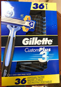 Buy now Gillette Custom Plus3 Disposable Razors, 36-count at indiglob india