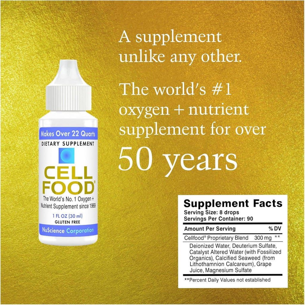 Buy now Cellfood Oxygen Boost, 1 fl oz - Liquid Oxygen Supplement for Lymphatic Drainage, Altitude Sickness, Jet Lag, Fatigue, Headaches, Hangovers & Energy - Gluten Free, Cert. Kosher - Makes Over 22 Quarts at indiglob india