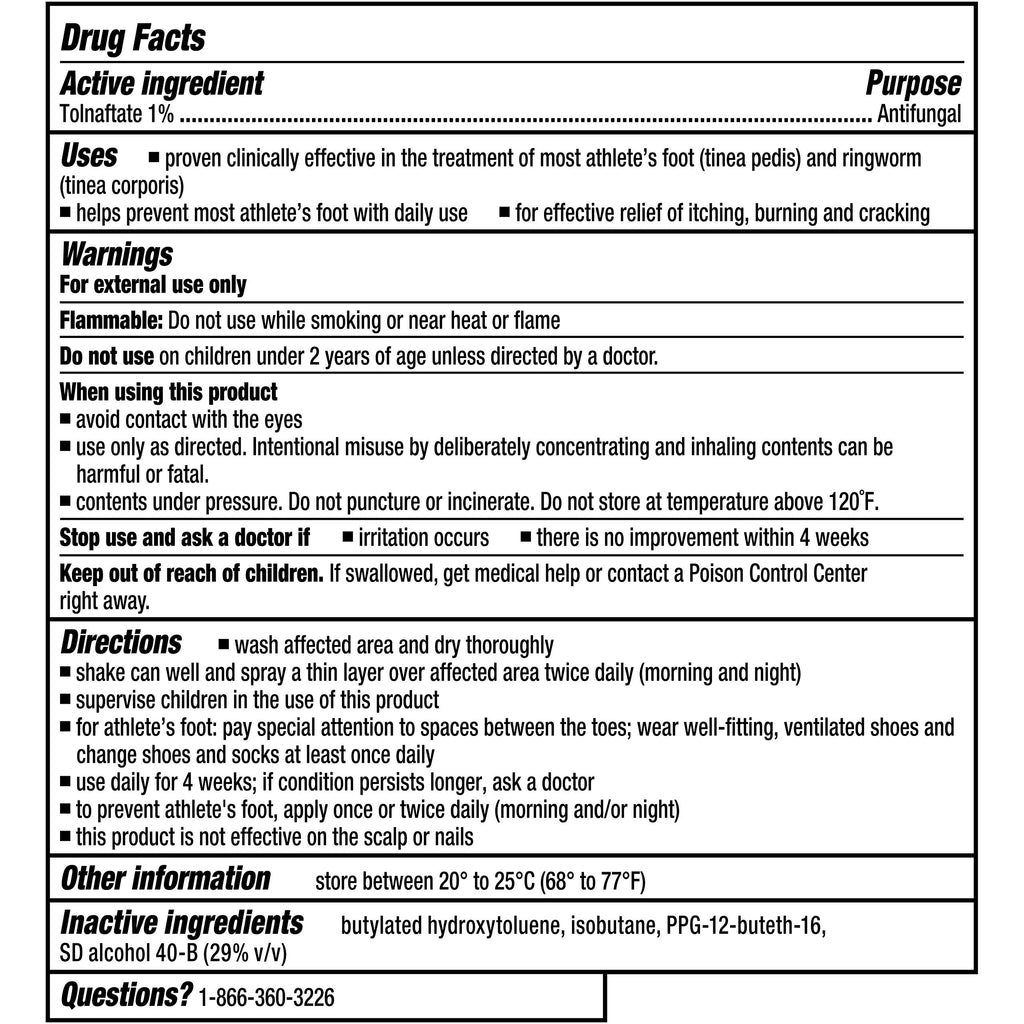Tinactin Antifungal Liquid Spray 5.30 oz (Pack of 2)