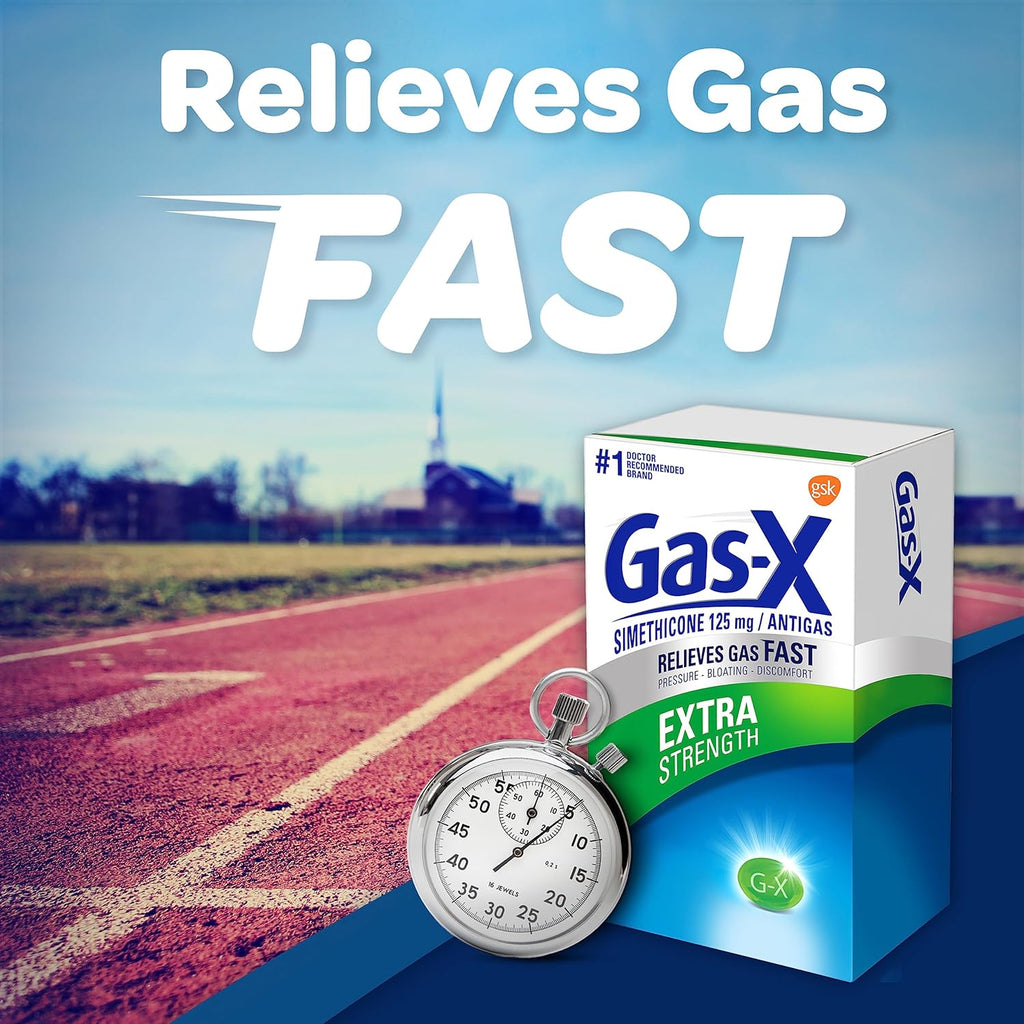 Buy now Gas-X Extra Strength Gas Relief Softgels with Simethicone 125 mg for Bloating Relief - 72 Count at indiglob india