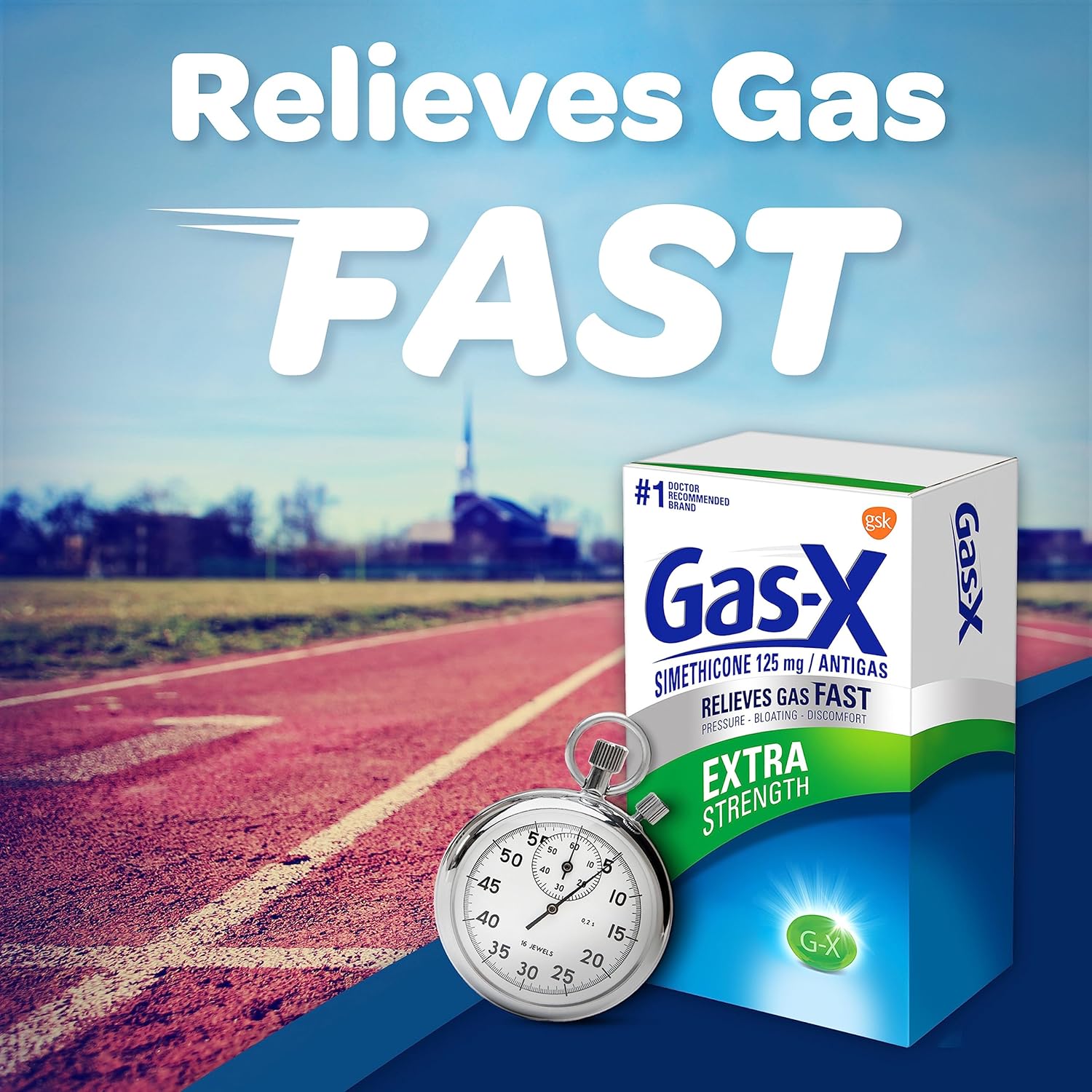 Buy now Gas-X Extra Strength Gas Relief Softgels with Simethicone 125 mg for Bloating Relief - 72 Count at indiglob india