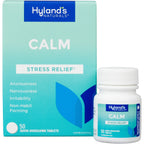 Hyland's Calm Tablets, Stress Relief Supplement, Natural Relief Of Anxiousness, Nervousness, And Irritability, 50 Count (Pack of 1, 50 Count Total)