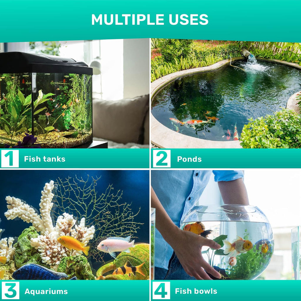 Buy now Aquarium Test Strips - 9-in-1 Aquarium Test Kit with eBook - Aquarium Water Test Kit with Quick and Accurate Fish Tank Test Strips - 100 Test Strips by JNW Direct at indiglob india