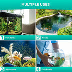 Buy now Aquarium Test Strips - 9-in-1 Aquarium Test Kit with eBook - Aquarium Water Test Kit with Quick and Accurate Fish Tank Test Strips - 100 Test Strips by JNW Direct at indiglob india