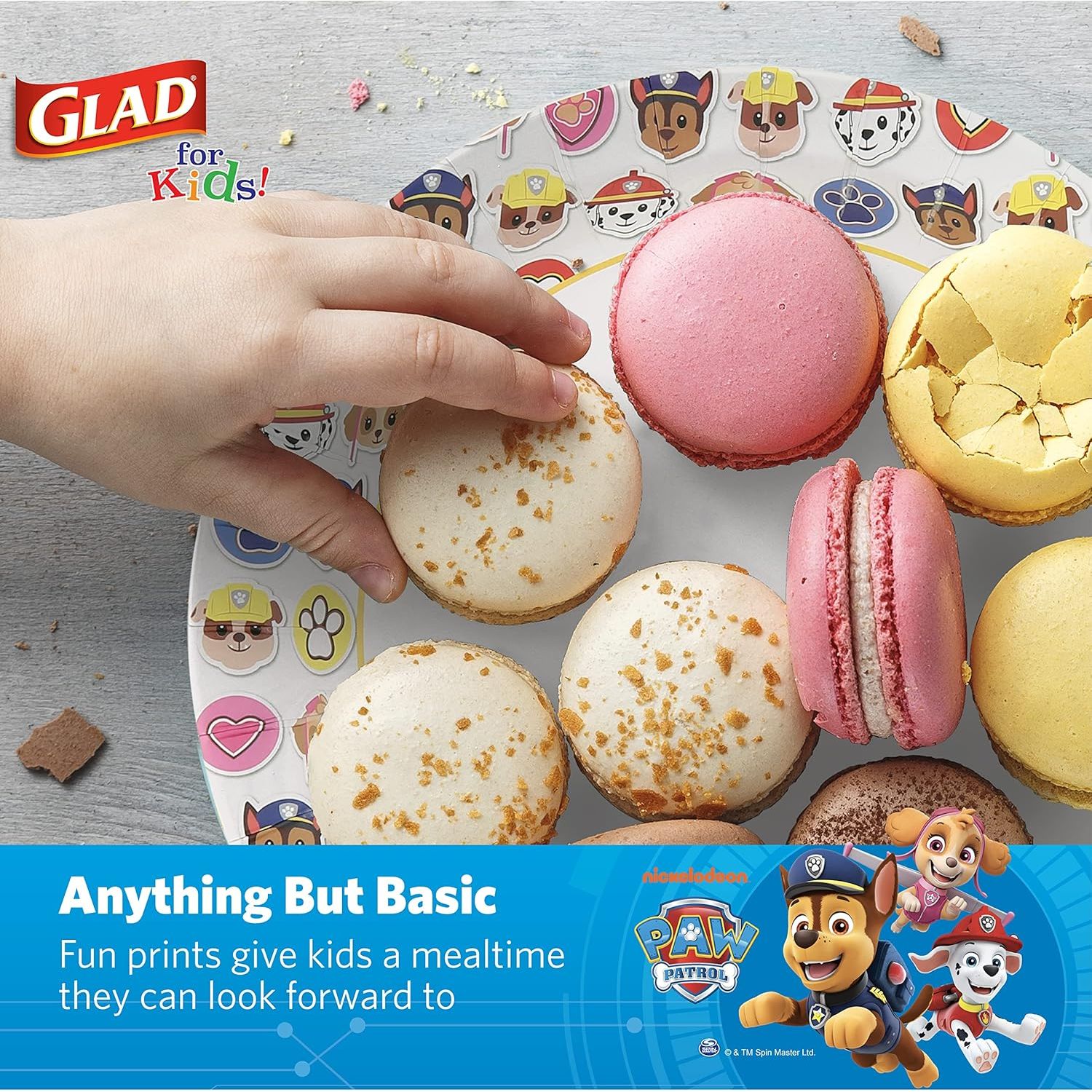 Buy now Glad for Kids Paw Patrol Emoji Paper Plates, 20 Count, 8.5 Inches | Paw Patrol Plates for Kids | Heavy Duty Disposable Soak Proof Microwavable Paper Plates for All Occasions at indiglob india