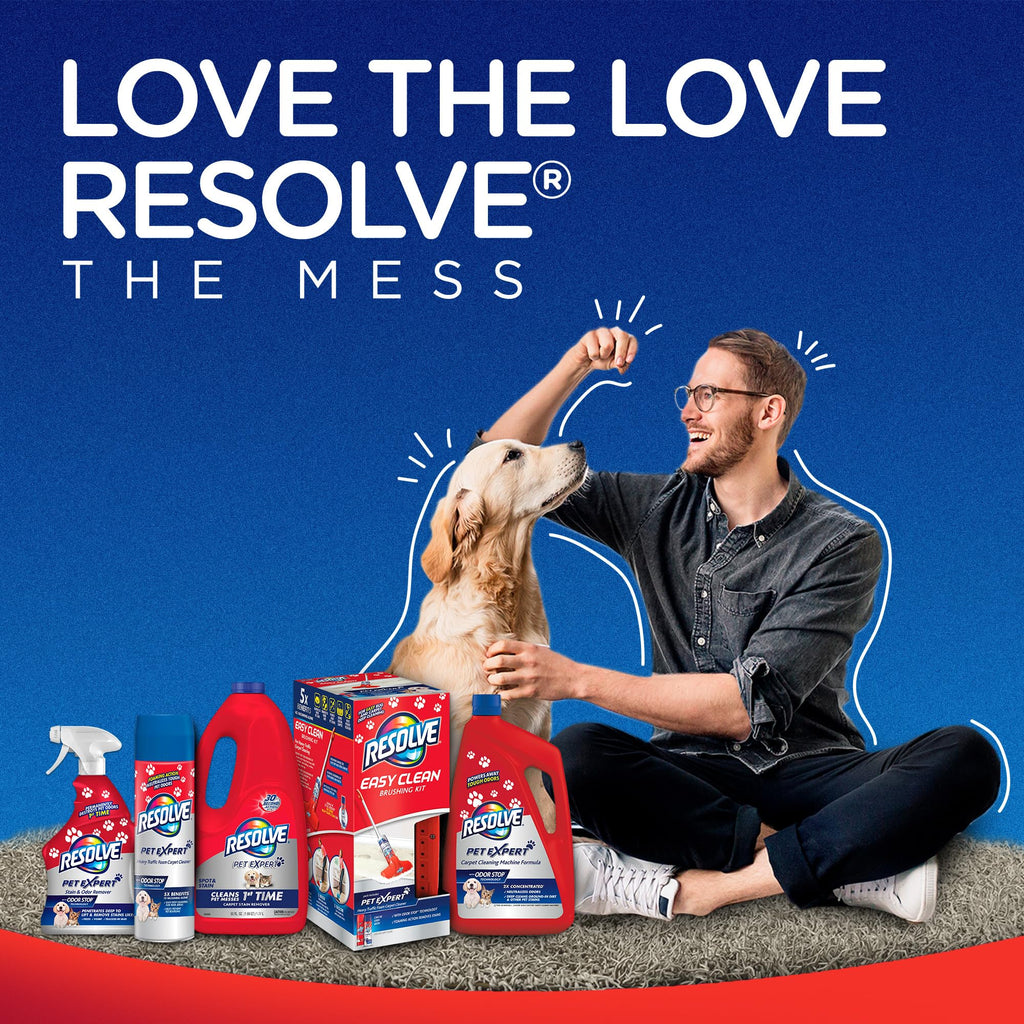 Buy now Resolve Pet Expert Stain and Odor Remover, Carpet Cleaner, Pet Stain and Odor Remover, Carpet & Upholstery Cleaner - Removes Stains and Odors, 22 oz at indiglob india