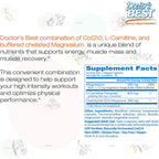 Buy now Doctor's Best Coq10/l-Carnitine/Magnesium Unique Blend, Supports Energy, Muscle Mass & Muscle Recovery, Veggie Caps, 90Count at indiglob india