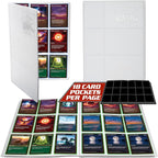 Buy now 9 Pocket Trading Card Binder- Holofoil Green Album w Side Loading Pockets, AntiTheft Anti-Drop- TCG Collector Storage Organizer for 360 CardsCompatible with Pokémon, Yu-Gi-Oh!, MTG Magic The Gathering at indiglob india