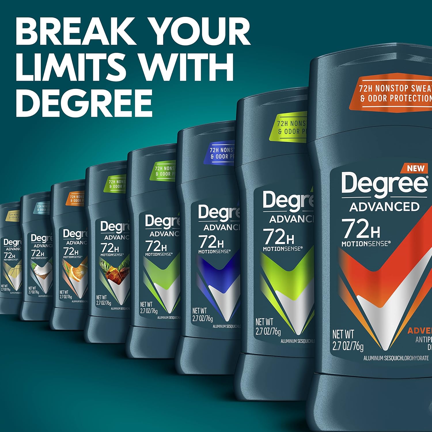 Buy now Degree Men Antiperspirant Deodorant Adventure Freshness and Odor Protection Deodorant for Men 2.7 Oz, (Pack of 4) Woodsy, Stick at indiglob india