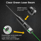 Bore Sight Laser Professional Green Laser Bore Sight Kit with 32 Adapters fit 0.17 to 12GA Calibers, Multiple Caliber Green Bright Bore Sighter Laser Powerful Support for All Gun, Rifle, Pistol