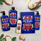 Dr Teal's Epsom Salt Magnesium Soak, Soften & Moisturize with Shea Butter & Almond Oil, 3 lbs