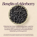 Nature's Way Sambucus Traditional Elderberry Immune Support* Syrup, 4 fl oz | Traditional Immune Support* with Highly Concentrated Black Elderberry Extract & Superfood Antioxidants, Adults & Kids 7+