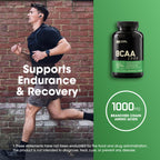 Optimum Nutrition BCAA Capsules, Keto Friendly, 1000mg, 200 Ct | Easy to Swallow Capsules, Branched Chain Amino Acid Support, 2:1:1 ratio of L-Leucine, L-Isoleucine and L-Valine per serving