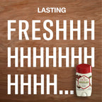 Old Spice Antiperspirant & Deodorant on wooden background. Order online for lasting freshness. Available now!