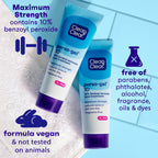 Clean & Clear Persa-Gel 10 Acne Spot Treatment, 1 fl. oz | Topical Pimple Cream, Oil-Free, Maximum Strength 10% Benzoyl Peroxide, Visibly Reduces Acne in One Day, Fragrance-Free