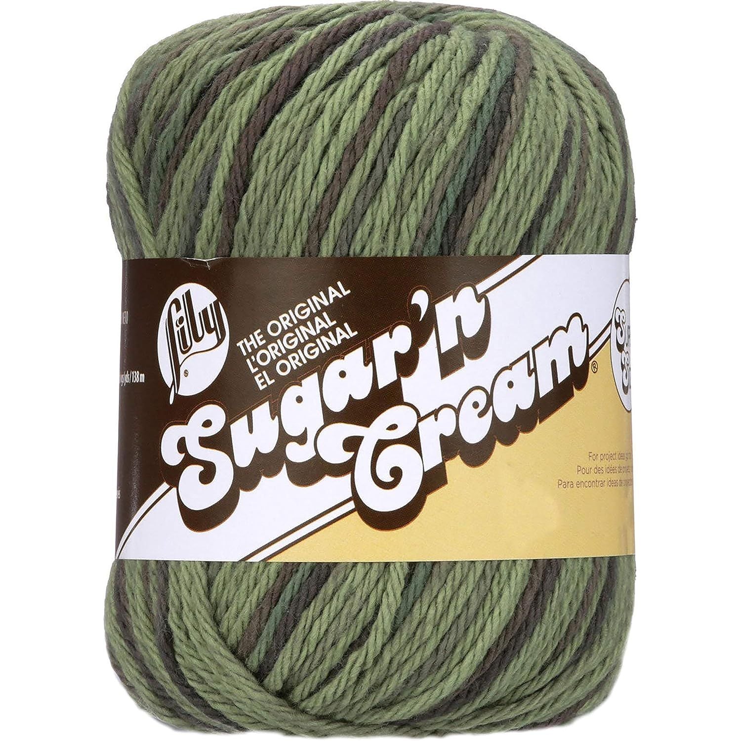 Buy now Lily Sugar'n Cream Super Size Ombres Yarn, 3 oz, Potpourri, 1 Ball 3 oz Small Ball Renegade at indiglob india