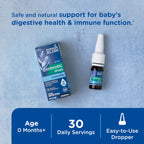 Mommy's Bliss Baby Probiotic Drops Everyday - Gas, Constipation, Colic Symptom Relief - Newborns & Up - Natural, Flavorless, 0.34 Fl Oz