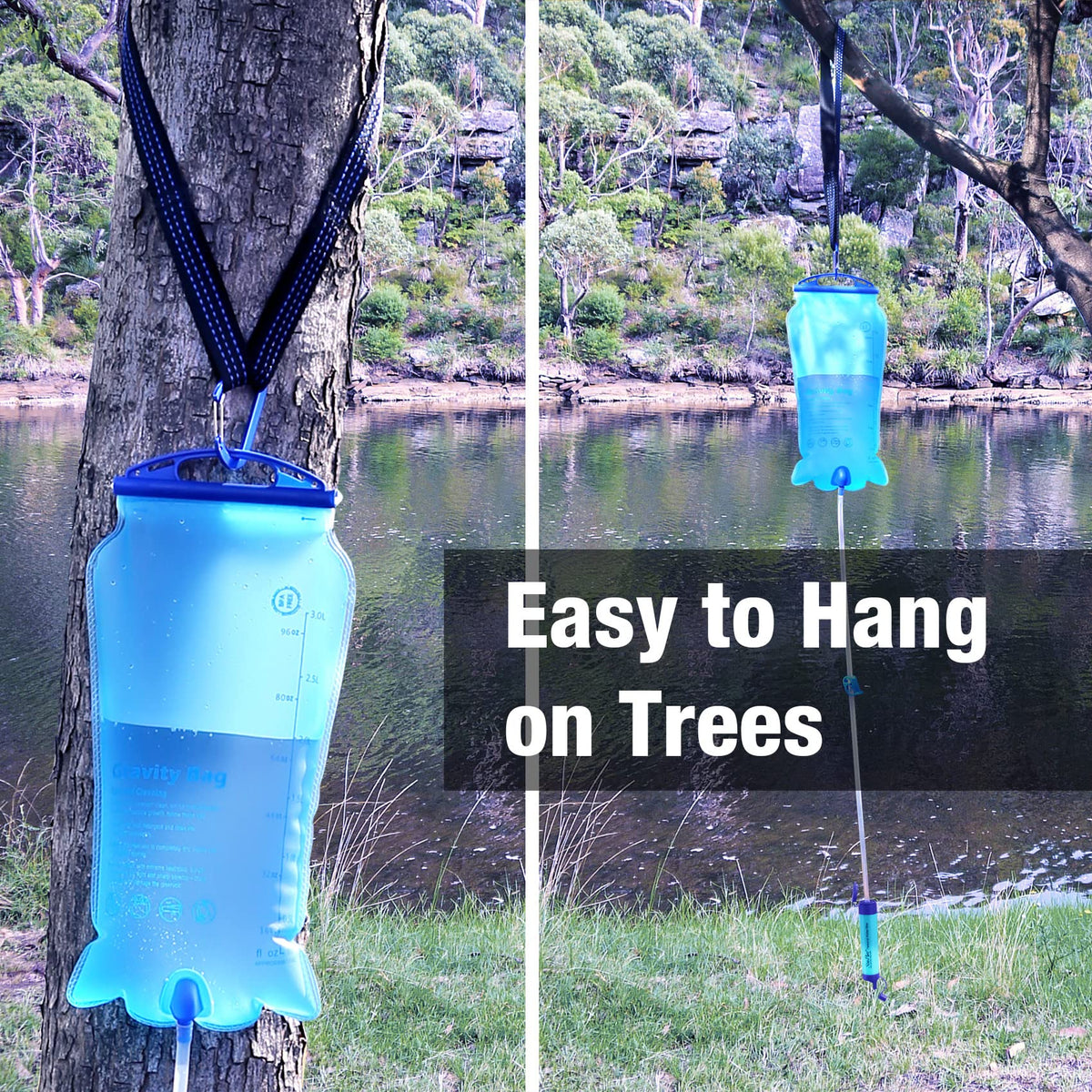 SimPure Portable Gravity-Fed Water Filter with 3L Bag