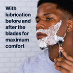 Gillette SkinGuard Razor Blade Refills for Men, 2 Blade Cartridge, SkinGuard for Sensitive Skin, Lubrication, Fits SkinGuard Razor Handles, 8 Count