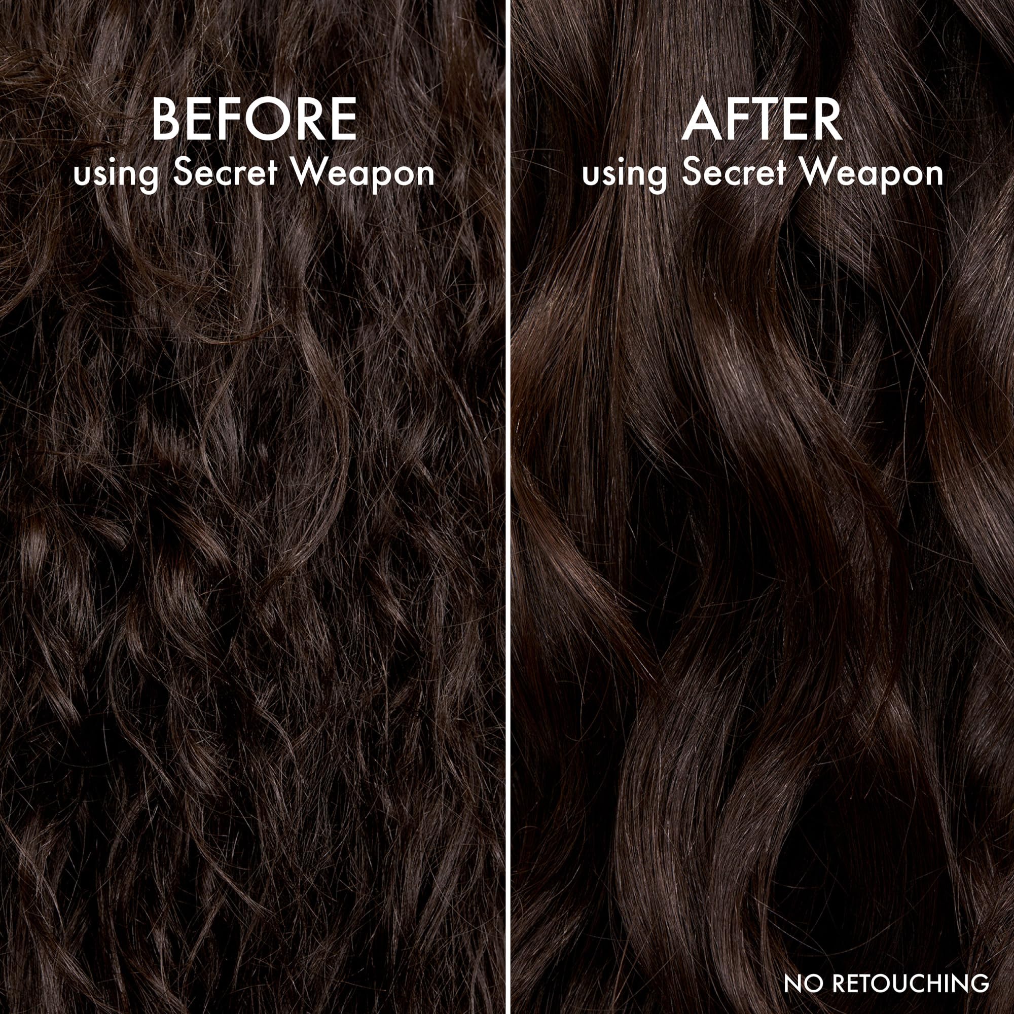 John Frieda Frizz Ease Secret Weapon Smoothing Hair Creme, 4 fl oz | Frizz Control Hair Cream, Tames Flyaways, Split End Treatment, Avocado Oil, Fine or Curly Hair, Touch-Up Cream