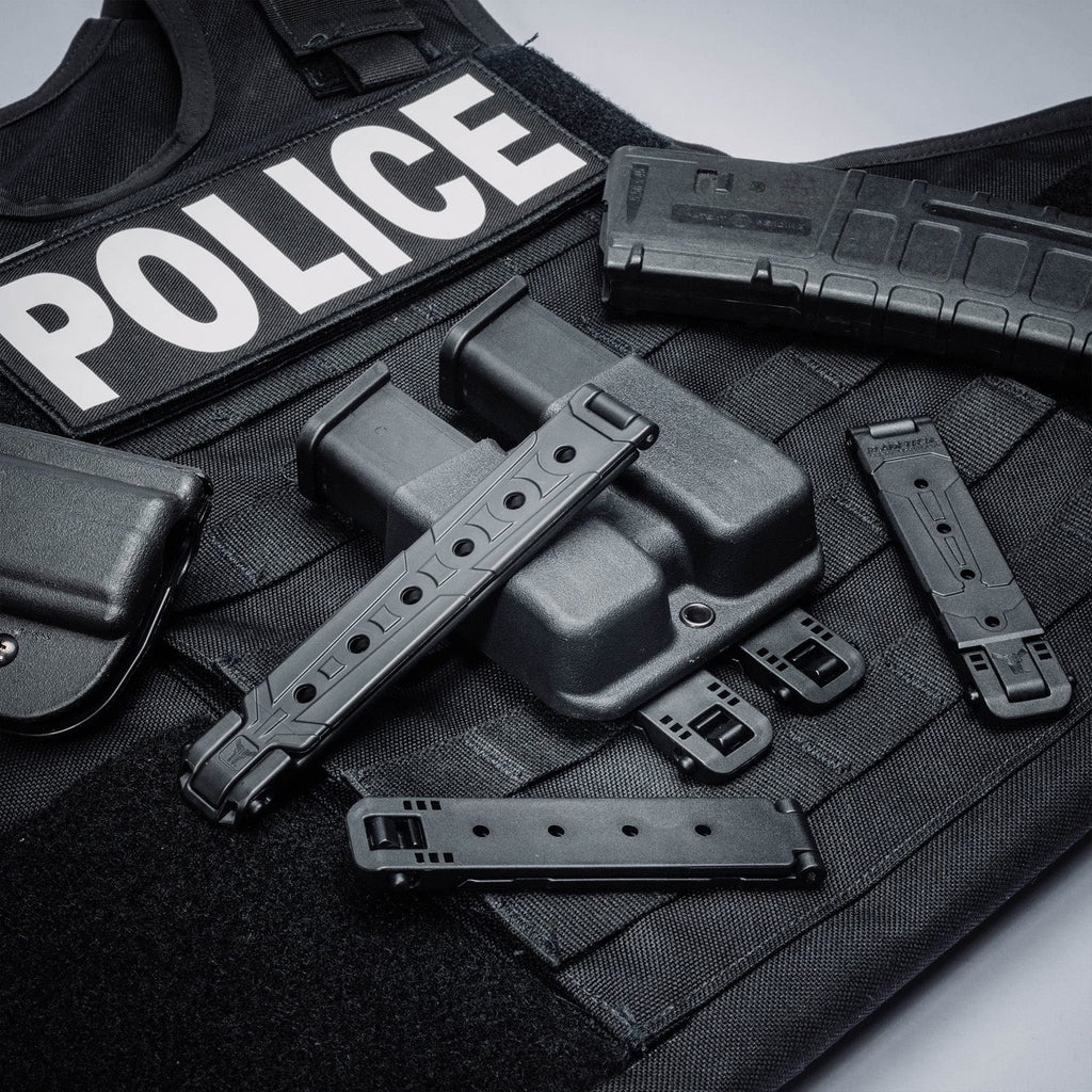 3" Molle-Lok (Pair with Mounting Hardware) - MOLLE Attachment Clip for Vests, Backpacks, Holsters, Mag Pouches, TASER, and More - Molle-Lok 3 inch by Blade-Tech Holsters