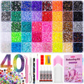 Bedazzling Kit 48000Pcs 60 Colors Resin Jelly Rhinestones, Multicolor 3mm Flatback Gems for Diamond Art, Bedazzler Kit with 4Pcs 10ml B7000 Jewelry Glue & Tools - Christmas Birthday Gifts for Women