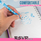 Pentel RSVP Ballpoint Pen, Hello Kitty® and Friends, Limited Edition, Mix 2, 0.7mm Fine Line, Assorted Ink, 5-Pk (BK90HKPF5M1)