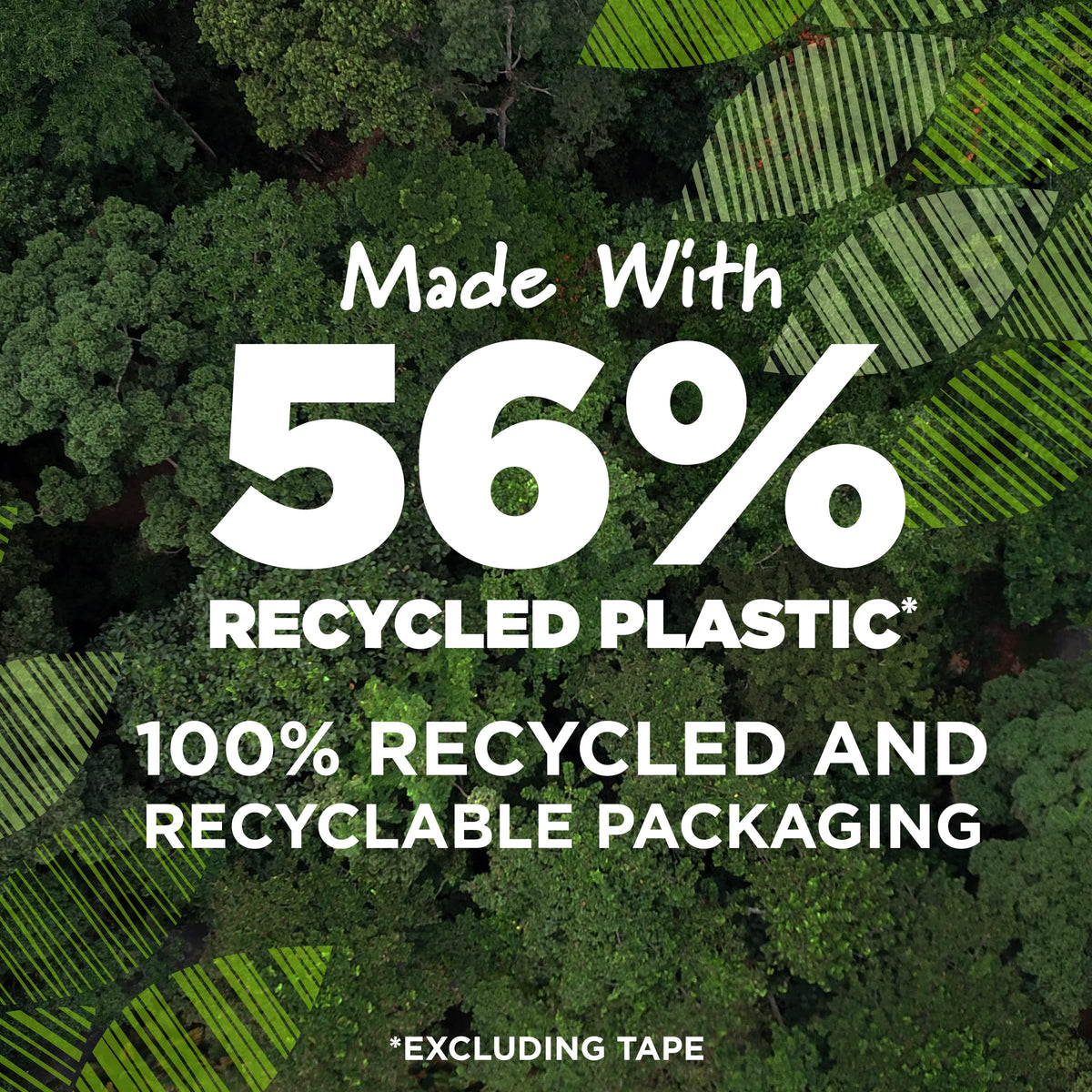 BIC Ecolutions Wite-Out Brand, 19.6 Feet, 2-Count Pack, Correction Tape Made from 56% Recycled Plastic Excluding Tape