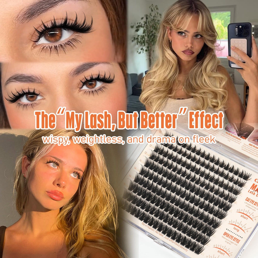Explore Calphdiar Bottom Lash Clusters for a wispy, weightless look. Verified by CuratCart for your trusted beauty needs.