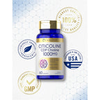 Carlyle Citicoline CDP Choline 1000mg | 60 Capsules