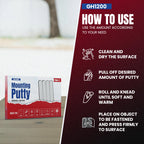GH1200 Sticky Tack Putty - Poster Putty for Walls no Damage with Strong Adhesive to Hang Pictures, Posters & Decorations Reusable & Removable Mounting Putty (56g x 2 PCs)