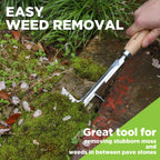 WORKPRO Crack Weeder, 12" Stainless Steel Crevice Weeding Tool