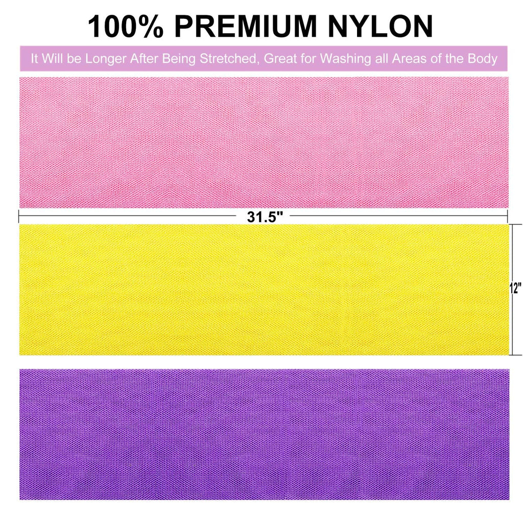 African Net Sponge African Exfoliating Net African Bath Sponge African Scrubbing Long Net Rag African Wash Net Shower Body Scrubber