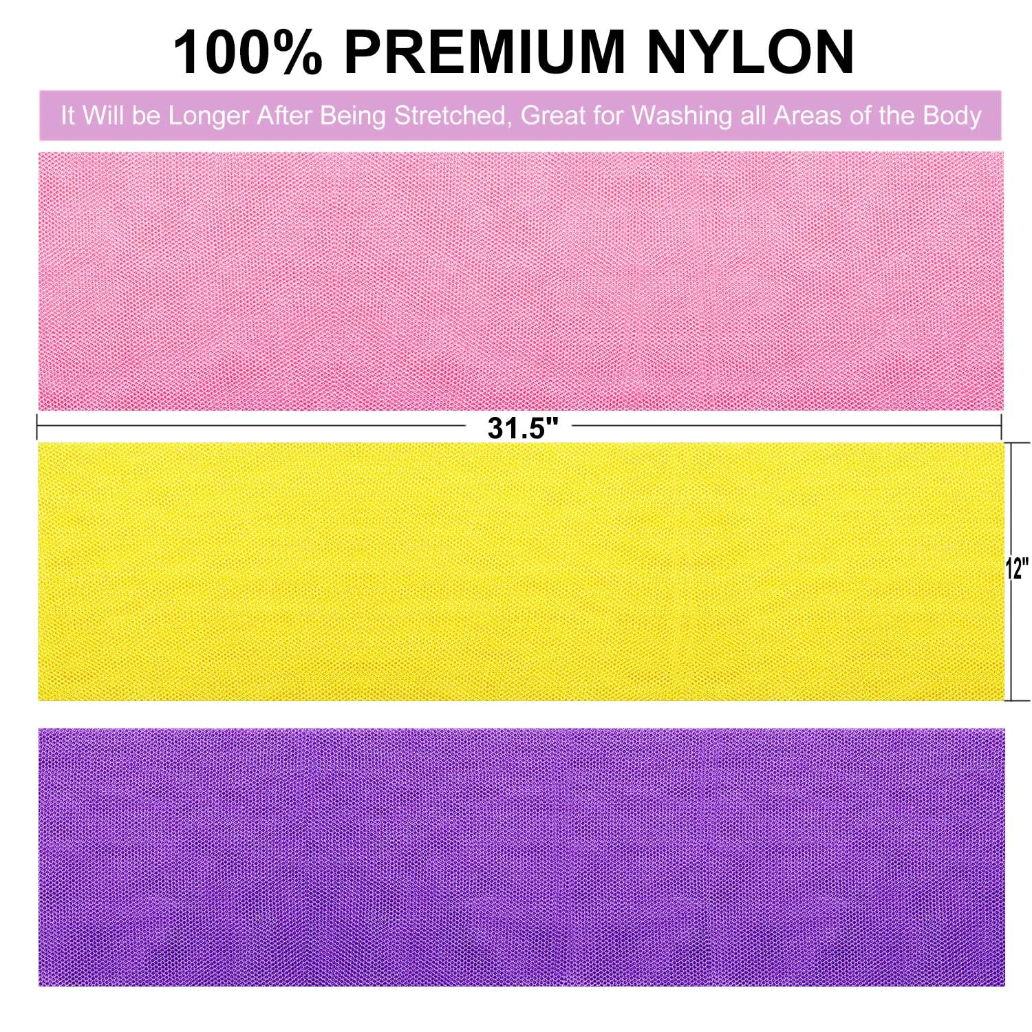 African Net Sponge African Exfoliating Net African Bath Sponge African Scrubbing Long Net Rag African Wash Net Shower Body Scrubber