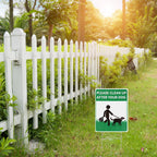2 Pack Pick Up After Your Dog Sign, Clean up After Your Dog Signs