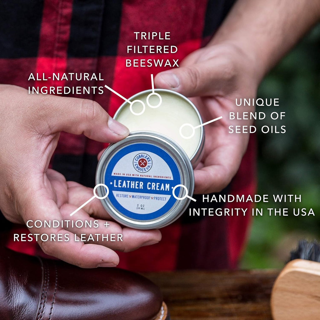 Buy now Cobbler's Choice Co. Finest Quality All Natural Leather Cream - Made with Triple Filtered BeesWax at indiglob india