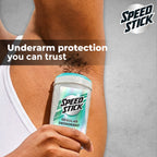 Speed Stick Aluminum Free Men's Deodorant, Regular, 3 oz (4 Pack) | 24-HR Sweat and Odor Protection, Underarm Antiperspirant for Men, Male Grooming, Everyday Use, Active Lifestyles