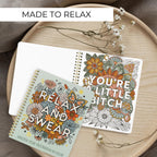 Beautiful Coloring Book Set of 2 for Adult Relaxation with Floral Designs
