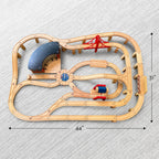Buy now Melissa & Doug Wooden Railway Set, 130 Pieces at indiglob india