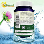Buy now aSquared Nutrition Milk Thistle Supplement 1000mg-200 Capsules,Max Strength 4X Concentrated Extract 4:1 Milk Thistle Seed Powder Herb Pills, 1000 mg Silymarin Extract for Liver Support, Cleanse, Detox at indiglob india