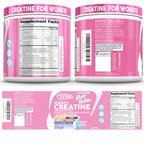 Creatine for Women | Creatine Monohydrate + BCAA Powder Myo-Inositol Collagen Biotin Hyaluronic Acid Folate L Glutamine Vitamin D3 Iron Zinc D-Chiro-Maca Digestion Shelf Builder By Clean Nutra