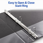 Avery® Durable View 3 Ring Binder, 1" Slant Rings, 1 Aqua Binder