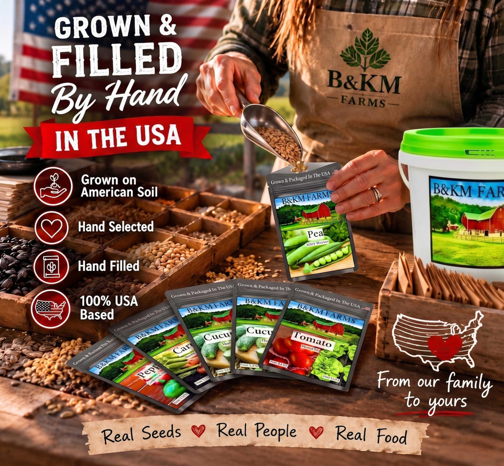 50,000+ Non-GMO Heirloom Seed Kit-50 Fruit & Vegetable Variety
