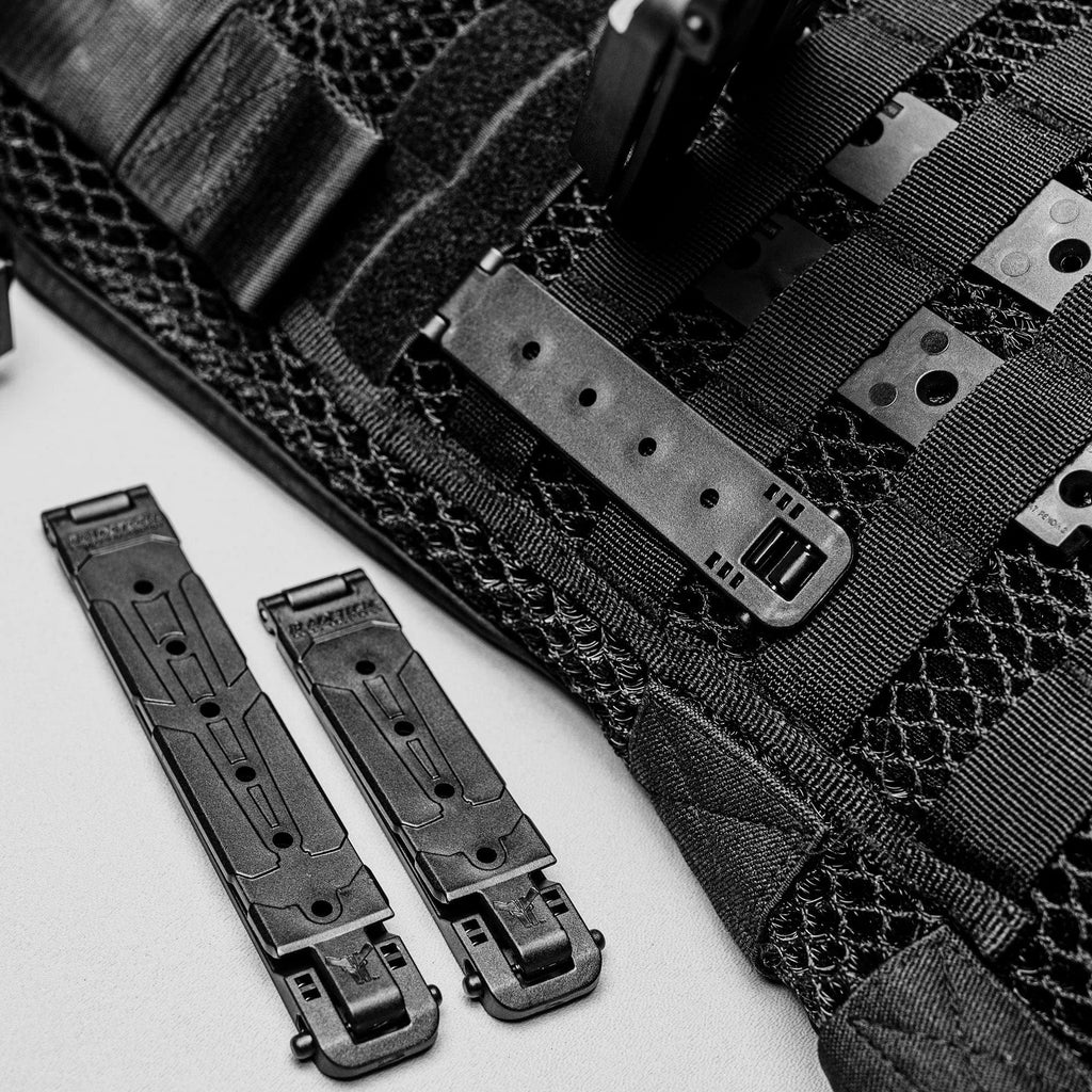 3" Molle-Lok (Pair with Mounting Hardware) - MOLLE Attachment Clip for Vests, Backpacks, Holsters, Mag Pouches, TASER, and More - Molle-Lok 3 inch by Blade-Tech Holsters