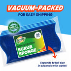 SCRUBIT Sponges for Kitchen and Household Use, Blue Dish Sponge, 30 Pack Kitchen Sponges, Non-Scratch Cleaning Sponges for Dishes