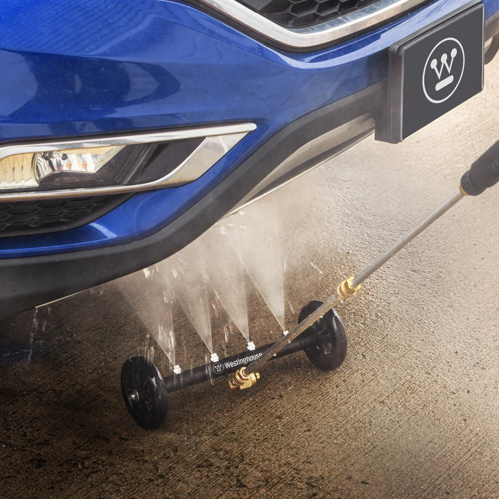 Westinghouse Universal 16" Pressure Washer Undercarriage Cleaner and Water Broom Attachment - 4400 PSI, 1/4" Connector - for Gas and Electric Pressure Washers