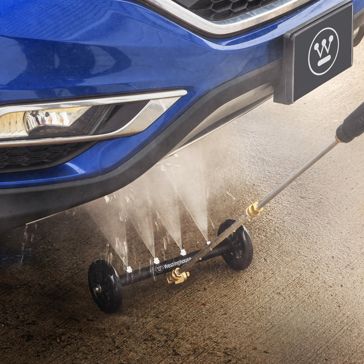 Westinghouse Universal 16" Pressure Washer Undercarriage Cleaner and Water Broom Attachment - 4400 PSI, 1/4" Connector - for Gas and Electric Pressure Washers